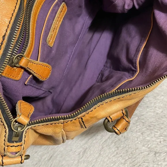 Vintage LIEBESKIND Berlin Brown Leather Handbag - Picture 8 of 13